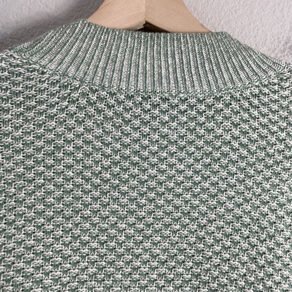 Isaac Mizrahi Live! Womens Plus 3X Open Front Cardigan Sweater Fringe Hem Green - Picture 12 of 12